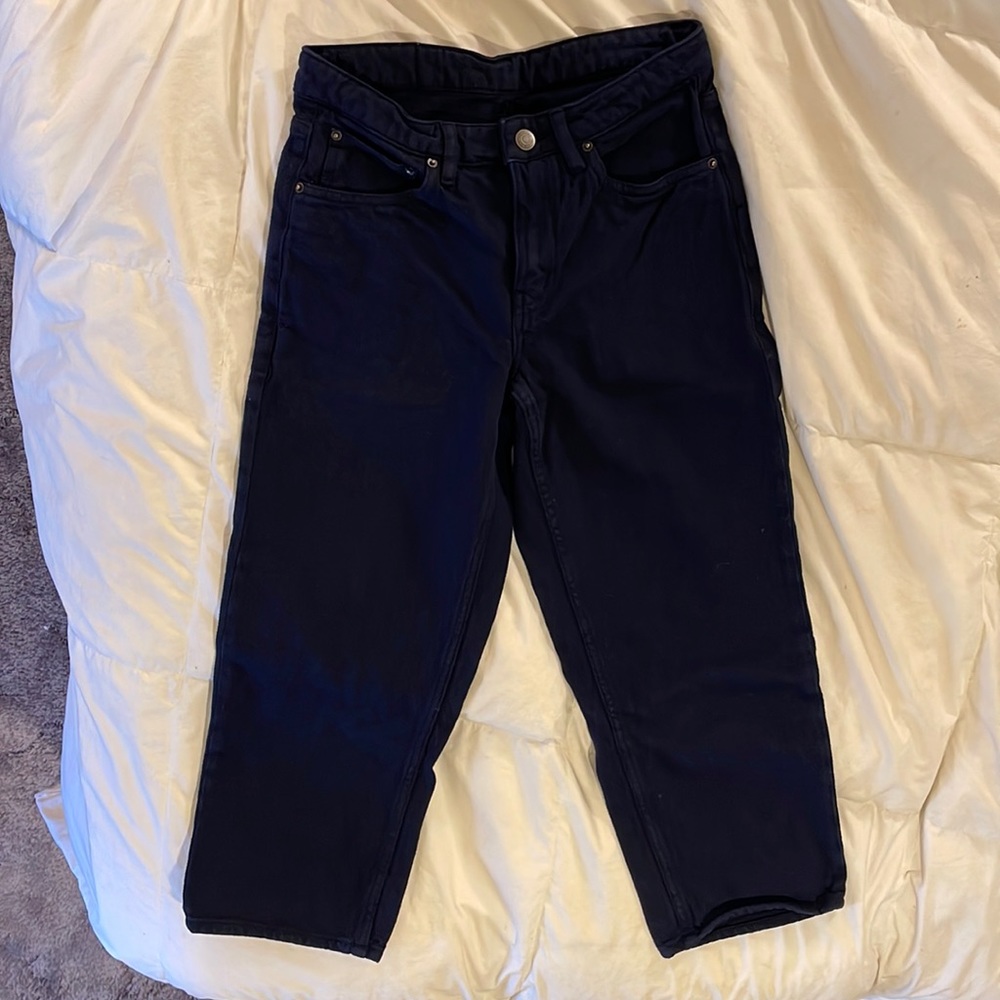 Dark blue ankle jeans by French brand “American Vintage”